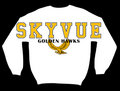 Oversized Print Crewneck- Skyvue