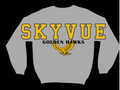 Oversized Print Crewneck- Skyvue