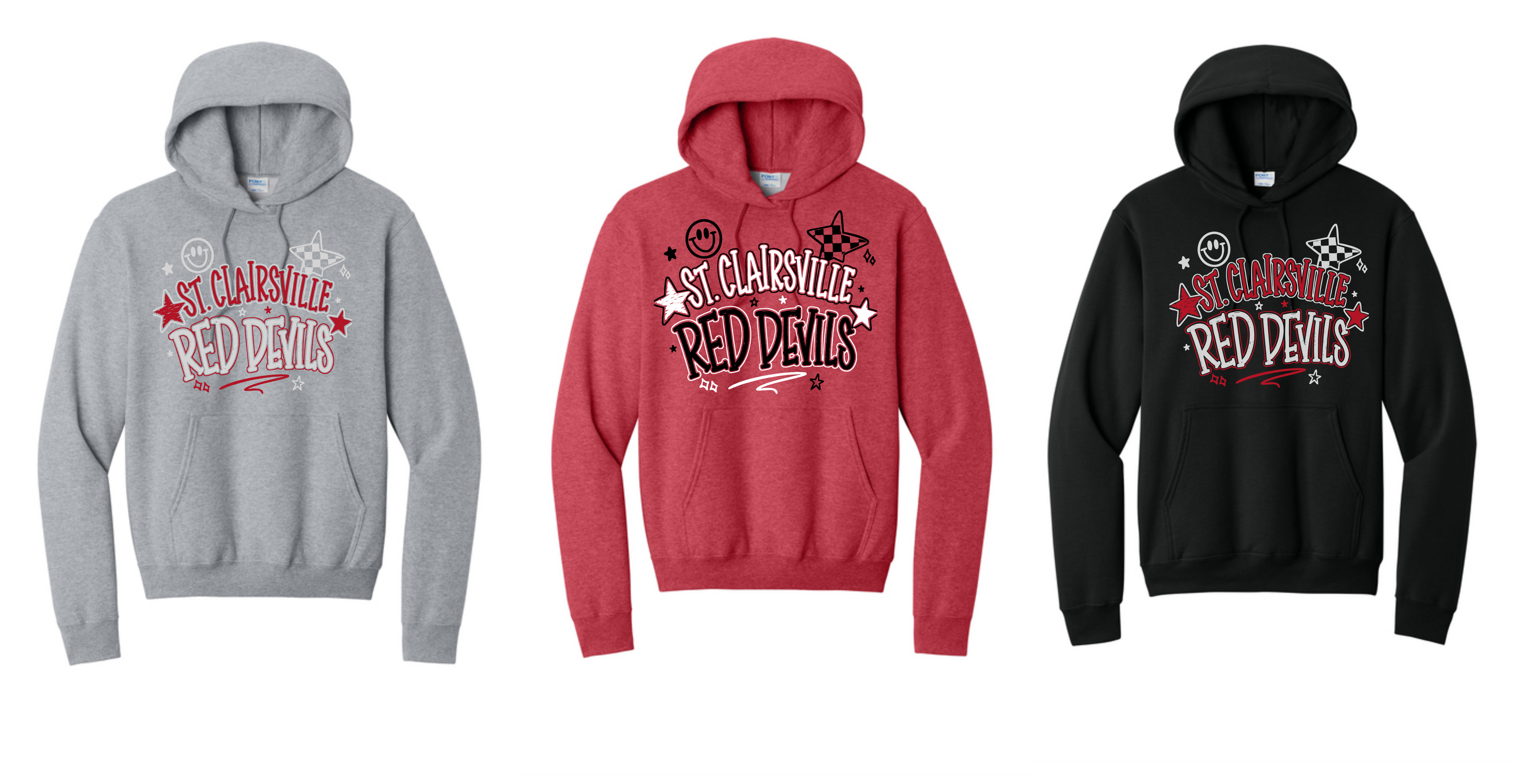Hooded Sweatshirt Port & Co.- C