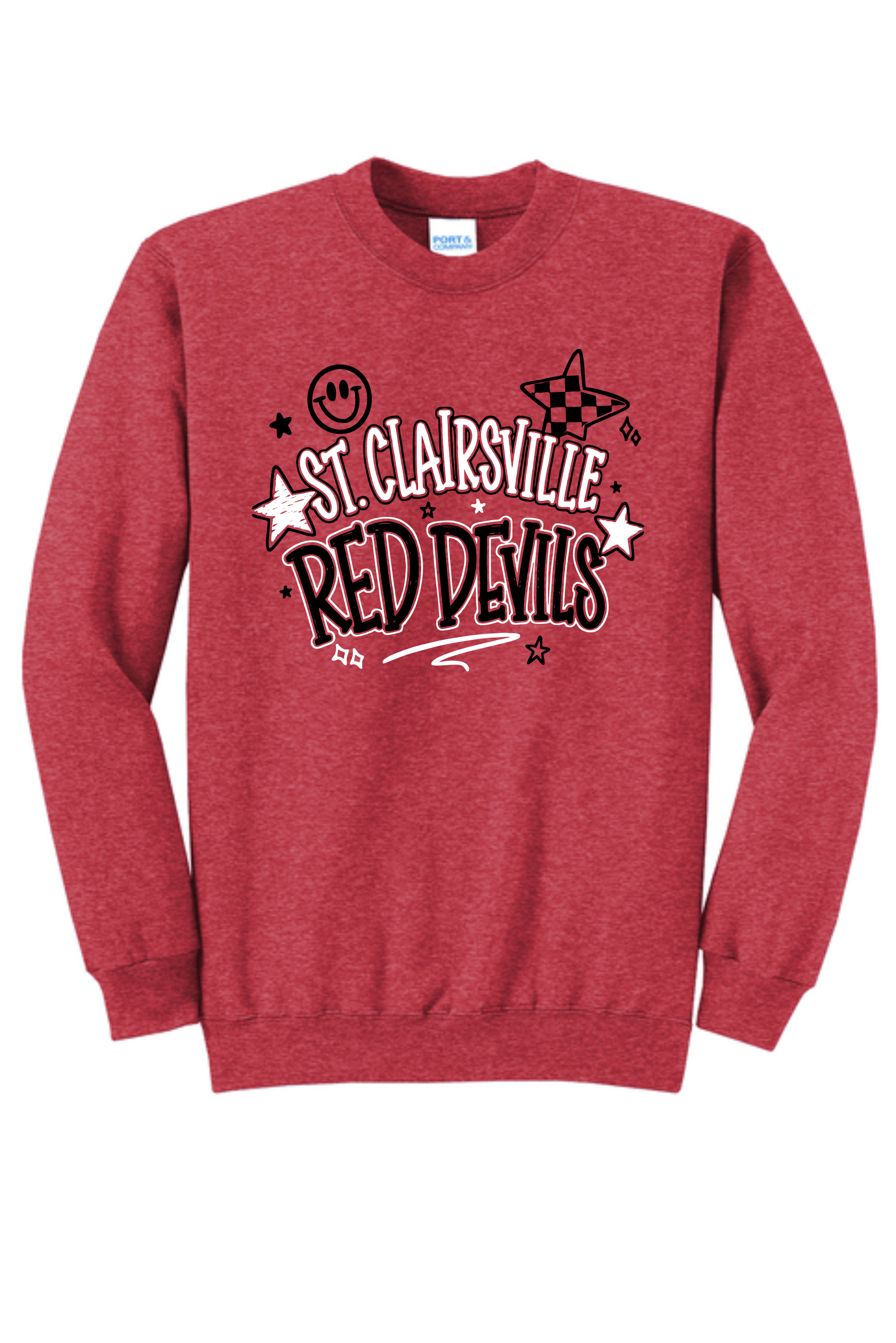 Crewneck Sweatshirt Port & Co-C