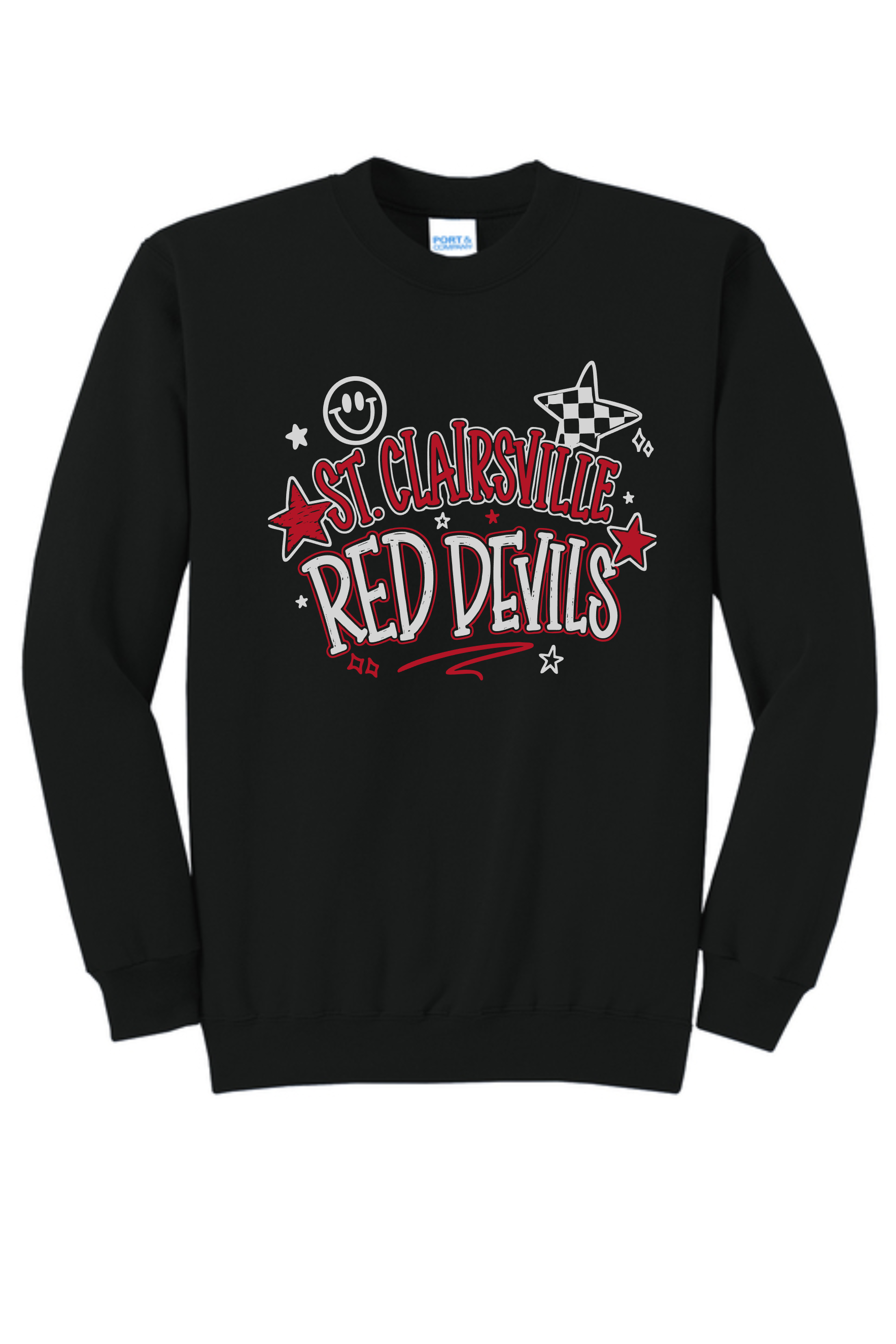 Crewneck Sweatshirt Port & Co-C