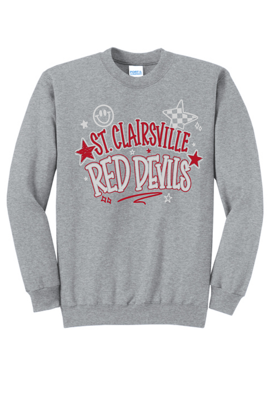 Crewneck Sweatshirt Port & Co-C