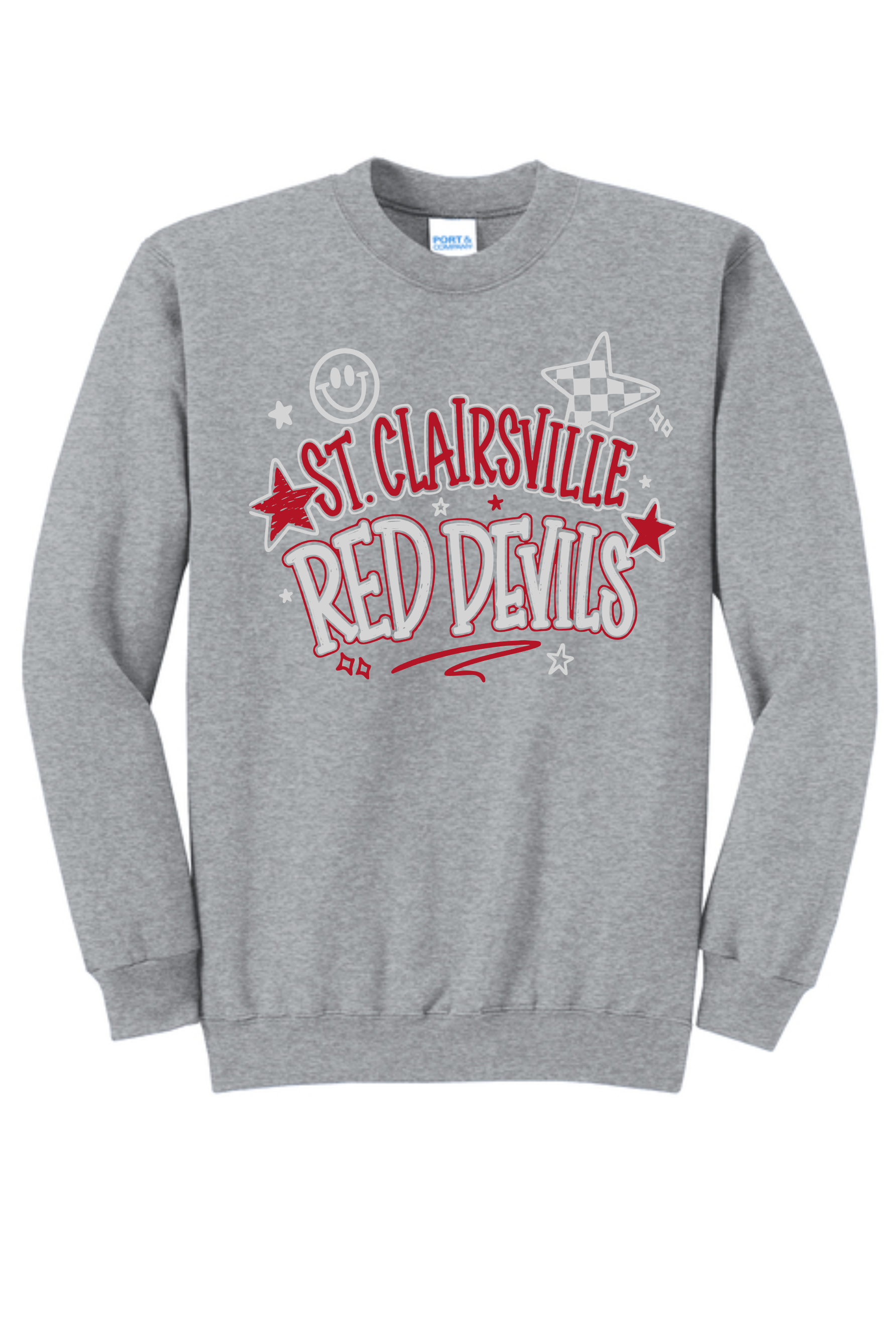 Crewneck Sweatshirt Port & Co-C